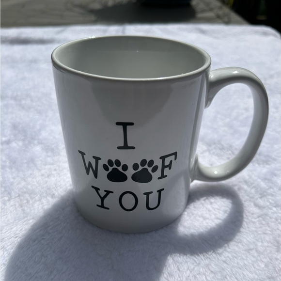 Dog lover I Woof You coffee mug tea mug perfect gift for dog lovers - Picture 2 of 8